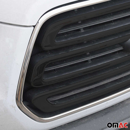 2015-2020 Ford Transit 150 250 350 Front Bumper Grill Trim Molding Stainless Steel 2Pcs