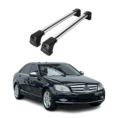 2008-2014 Mercedes C-Class C250/C300/C350 SD Fix Points Roof Racks Cross Bar