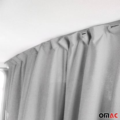 GMC Cabin Divider Curtains Privacy Curtains Gray 2 Curtains