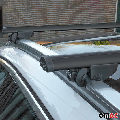 2009-2017 Audi Q5 SQ5 Roof Rack Cross Bars Black