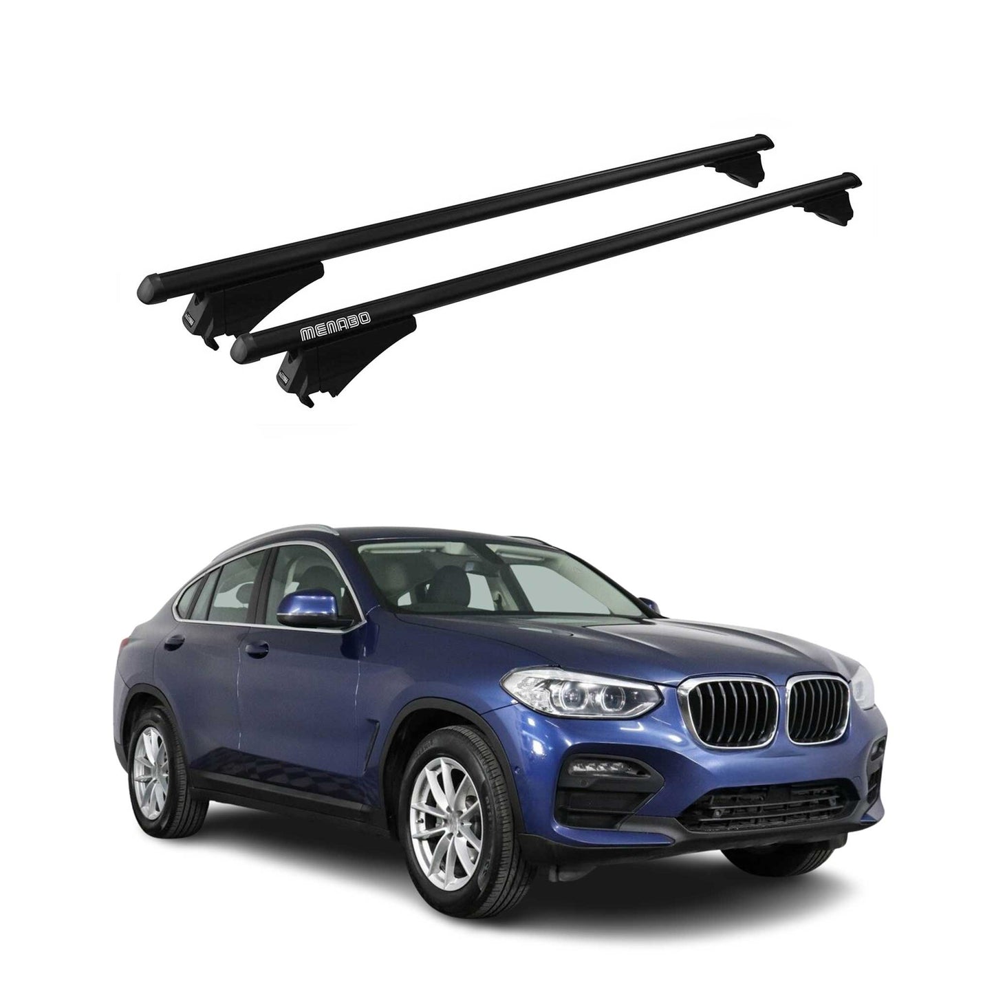 2019-2025 BMW X4 G02 2.gen Roof Rack Cross Bars Black