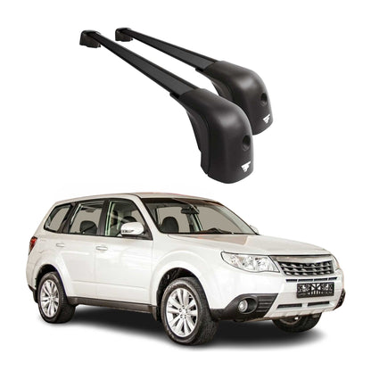 2009-2018 Subaru Forester III IV OE Style Roof Racks Cross Bars Black