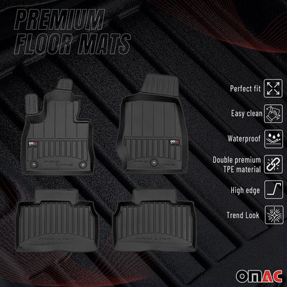 2020-2026 Ford Explorer Premium Floor Mats Liners Full Set All Weather Heavy Duty