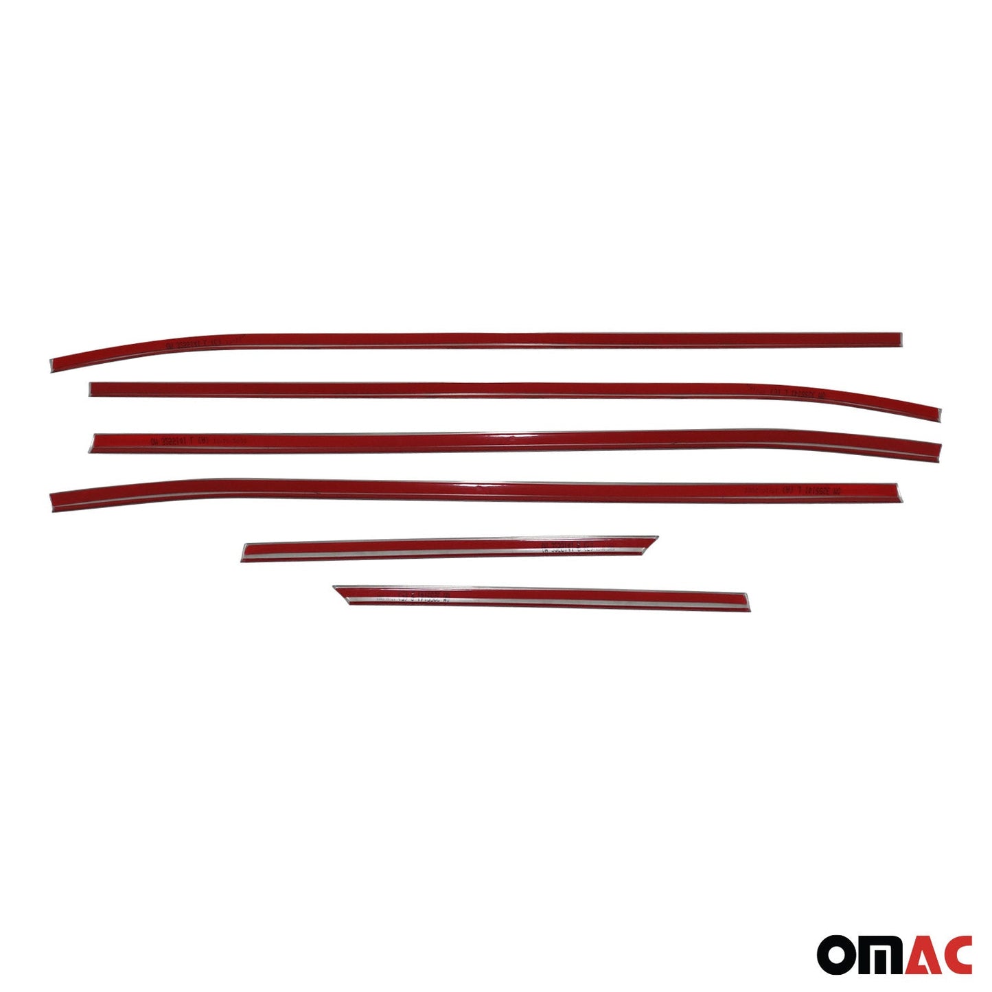 2022-2026 Hyundai Tucson 4.gen Window Molding Trim Streamer Silver 6Pcs Stainless Steel