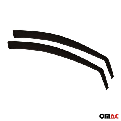2000-2006 BMW X5 E53 Window Visor Vent Rain Deflector 2Pcs Smoke