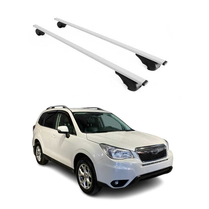 2014-2018 Subaru Forester IV Roof Rack Cross Bars Silver