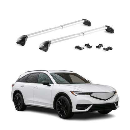 2024-2026 Acura ZDX Roof Rack Cross Bars Luggage Carrier Alu Silver 2x