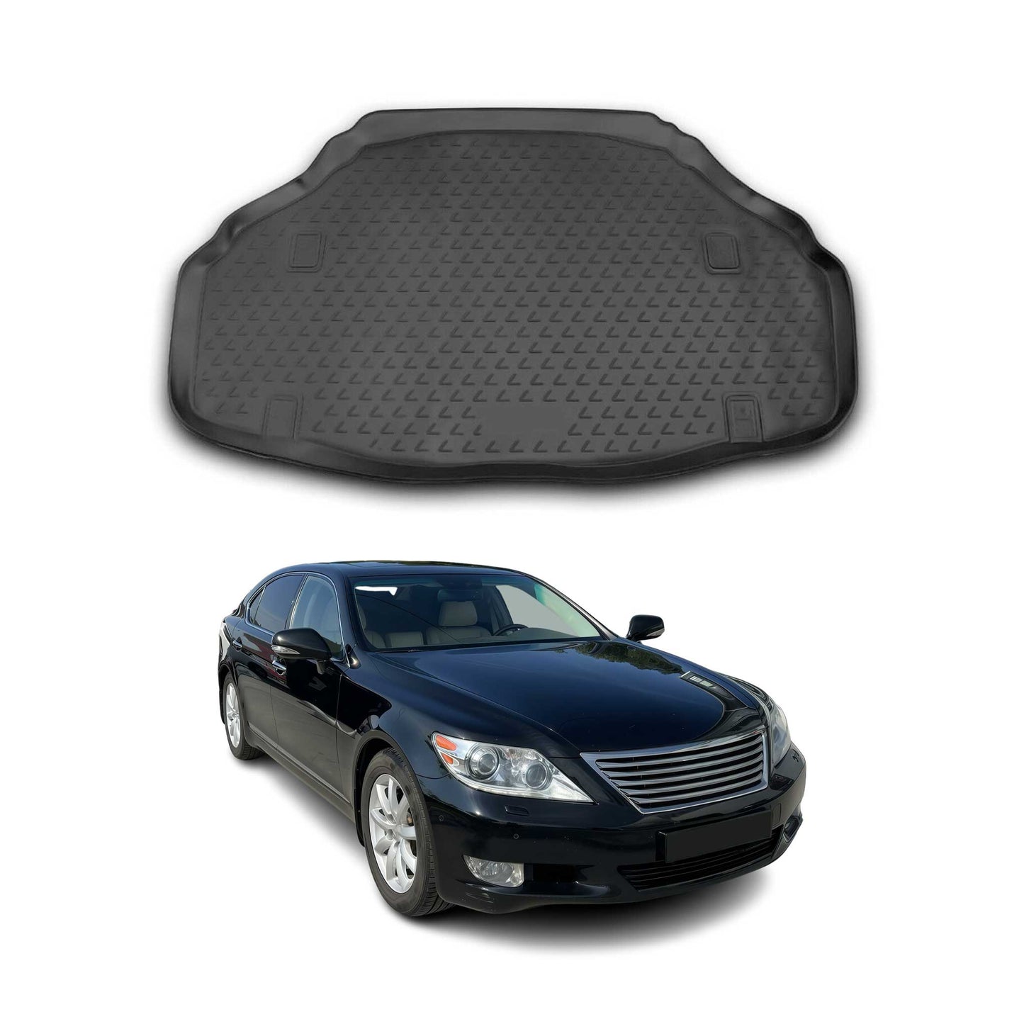 2007-2016 Lexus LS460 Sedan Cargo Liner Trunk Mat All Weather Black