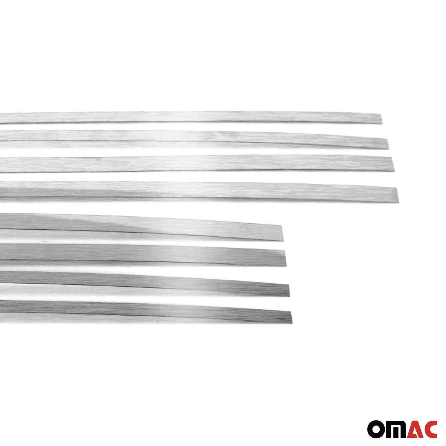 1996-2002 Mercedes E Class W210 Sedan Door Sill Covers Stainless Steel Brushed 8x