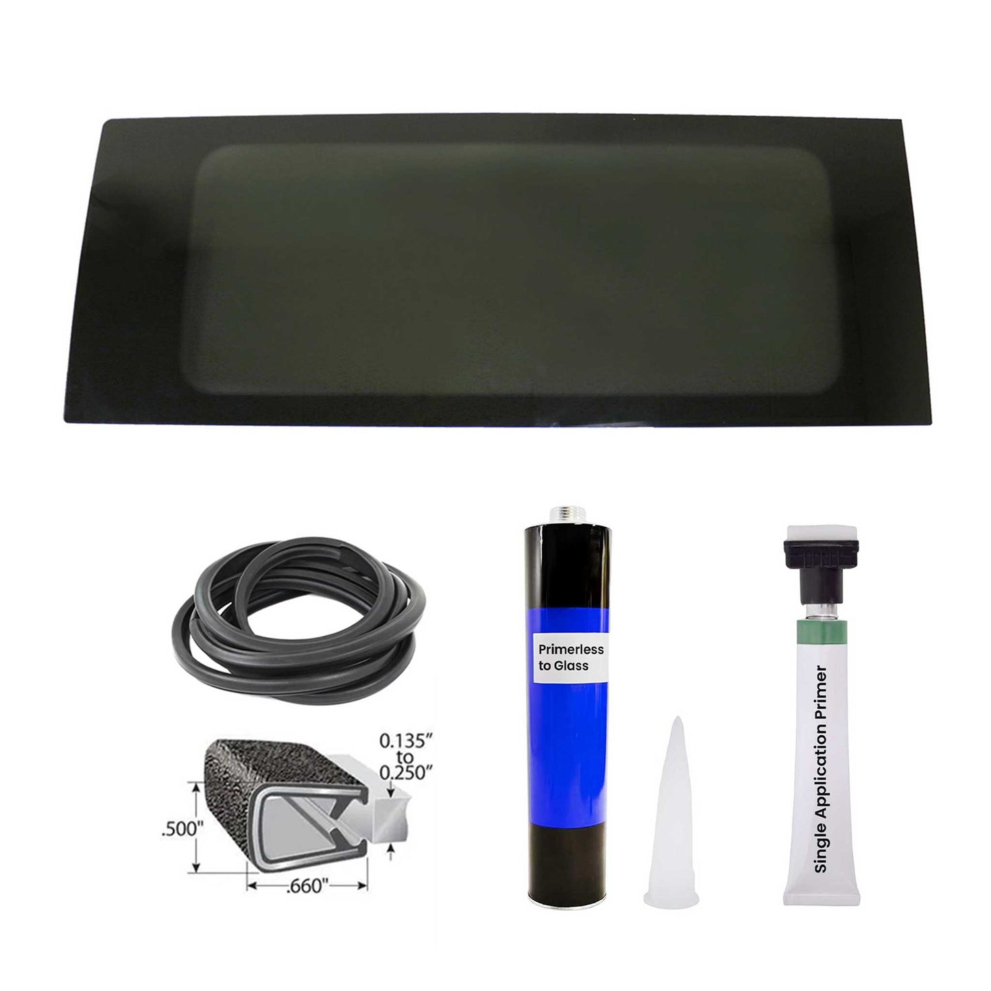 2014-2026 RAM ProMaster Window Glass Fit Kit Rear Right Side Sliding Door L2