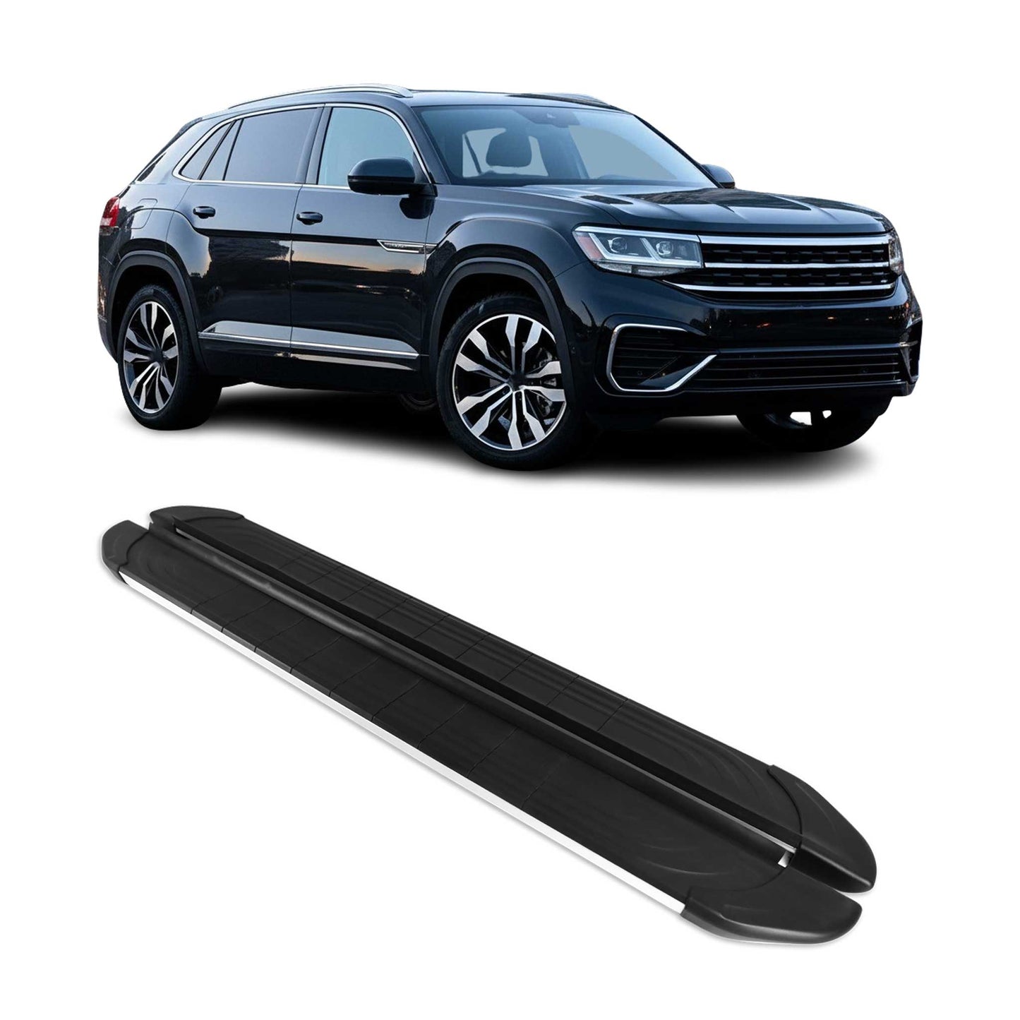 2018-2026 Volkswagen Atlas / Cross Sport / Teramont Nerf Bar Side Step Running Boards 2x