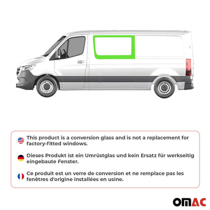 2010-2018 Mercedes Sprinter W906 Local Pickup Window Glass Front Left Side L2 L3 L4