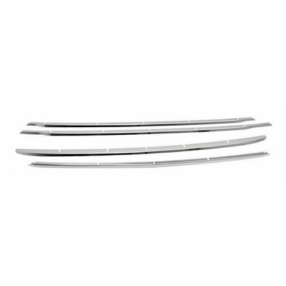 2014-2019 Ford Transit Connect Front Bumper Trim Molding Stainless Steel Silver 4 Pcs