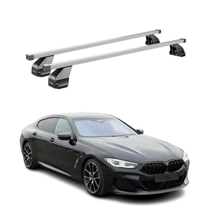 2020-2026 BMW 8 Series Gran Coupe G16 / Coupe G15 Roof Rack Cross Bars Silver
