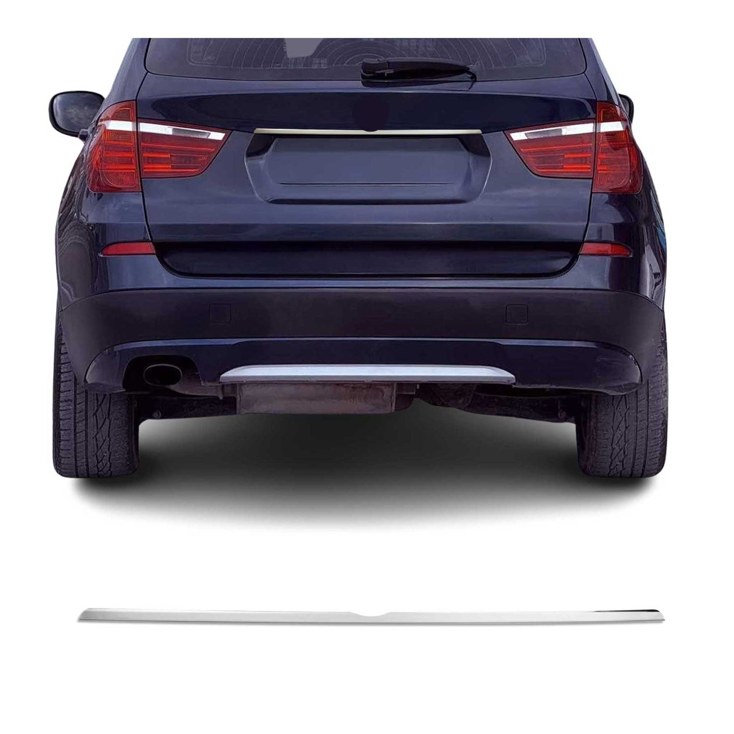 2011-2017 BMW X3 F25 Rear Trunk Tailgate Door Handle Cover Stainless Steel