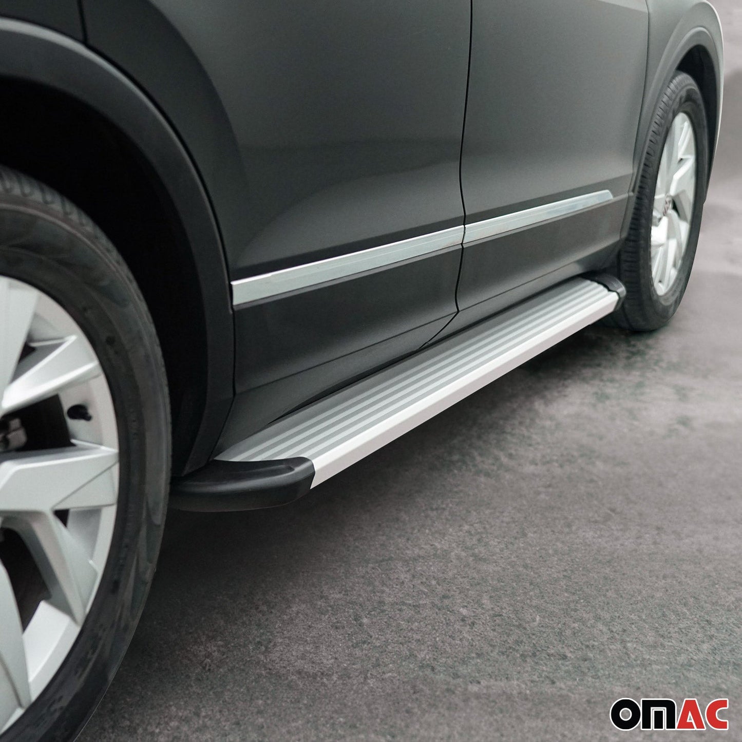 2011-2017 BMW X3 F25 Running Boards Side Step Nerf Bars Aluminium Silver 2x