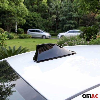 Car Shark Fin Antenna Roof Radio AM/FM Signal Aerial Accessories Black