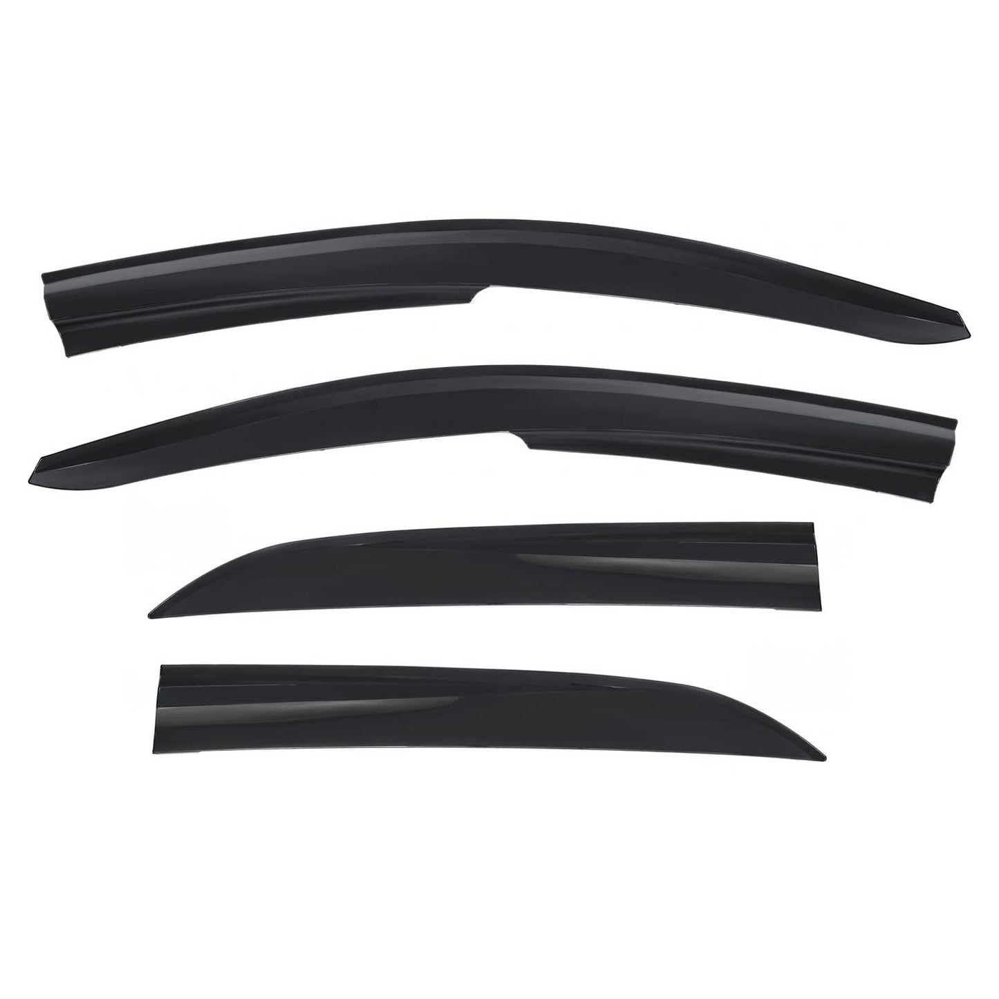 2009-2013 Toyota Corolla Sedan Window Visor Vent Rain Deflector 4Pcs Smoke