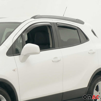 2019-2025 Subaru Forester V Window Visor Vent Rain Deflector 4Pcs Smoke