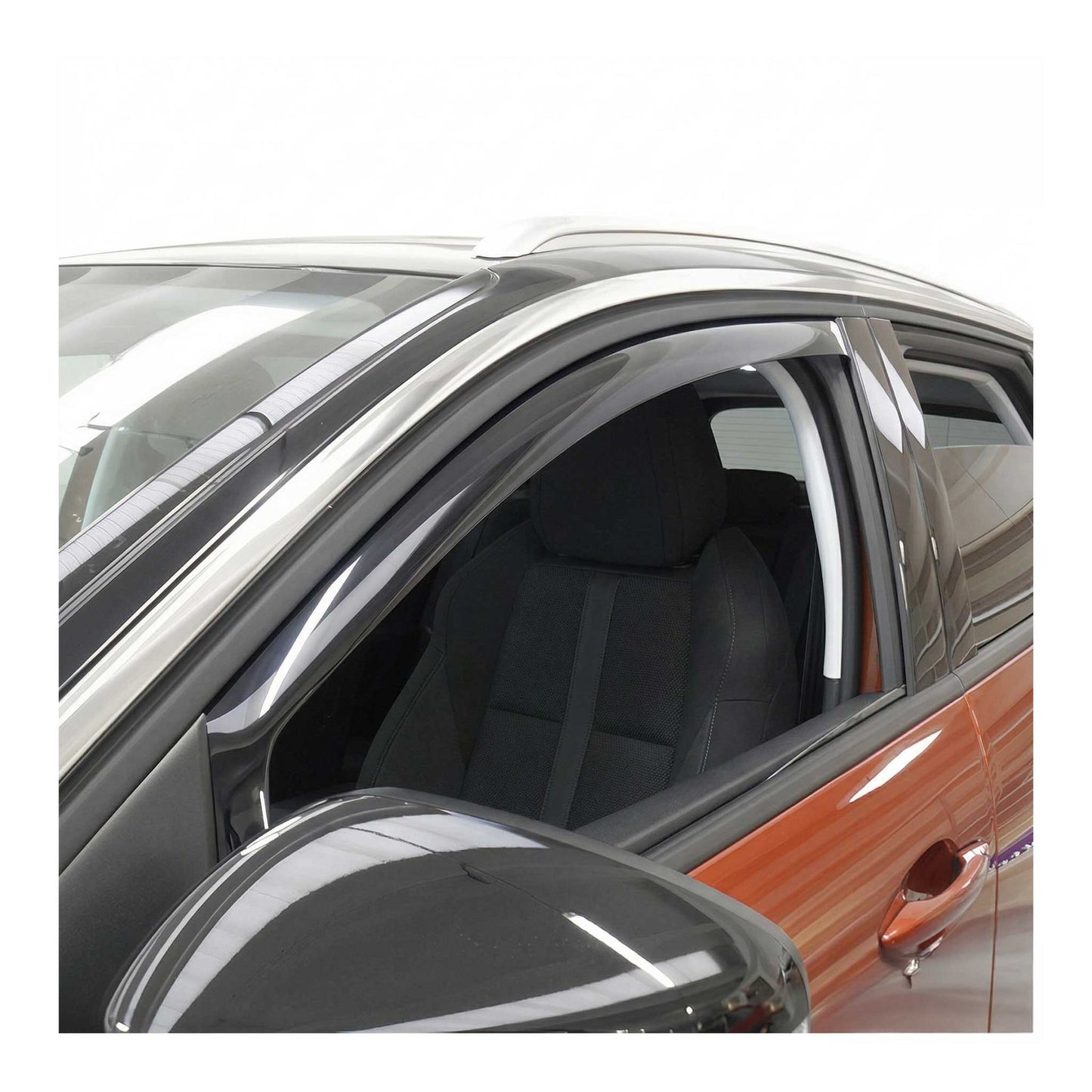 2007-2012 Mazda CX-7 Window Visor Vent Rain Deflector 2Pcs Smoke