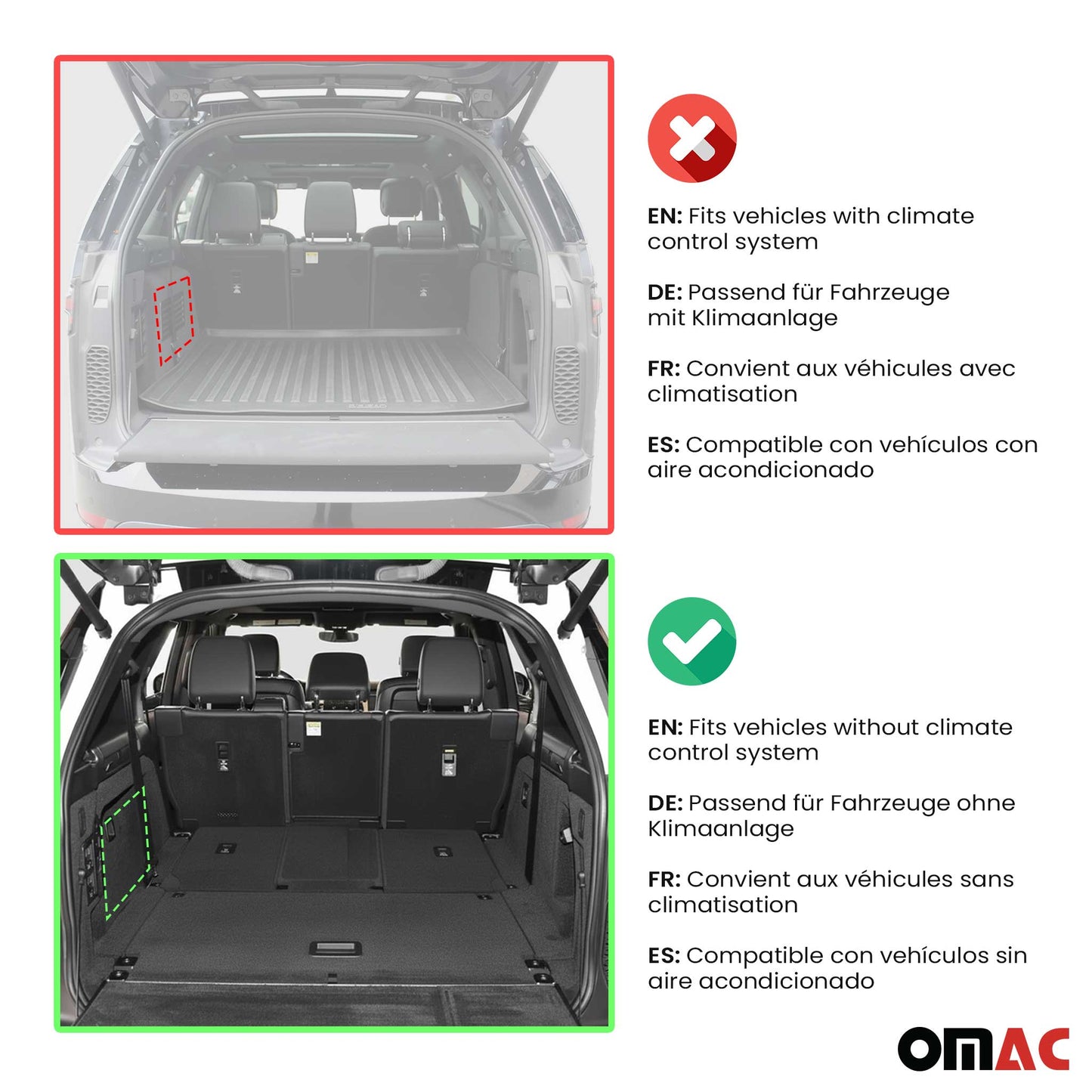 2017-2026 Land Rover Discovery Cargo Liner Trunk Mat All Weather Black