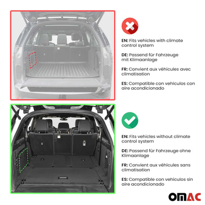 2017-2026 Land Rover Discovery Cargo Liner Trunk Mat All Weather Black