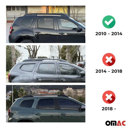 1997-2003 BMW 5 Series E39 Roof Rack Cross Bars Silver