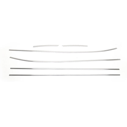 2010-2015 Hyundai Tucson Window Molding Trim Streamer Stainless Steel Silver 6 Pcs