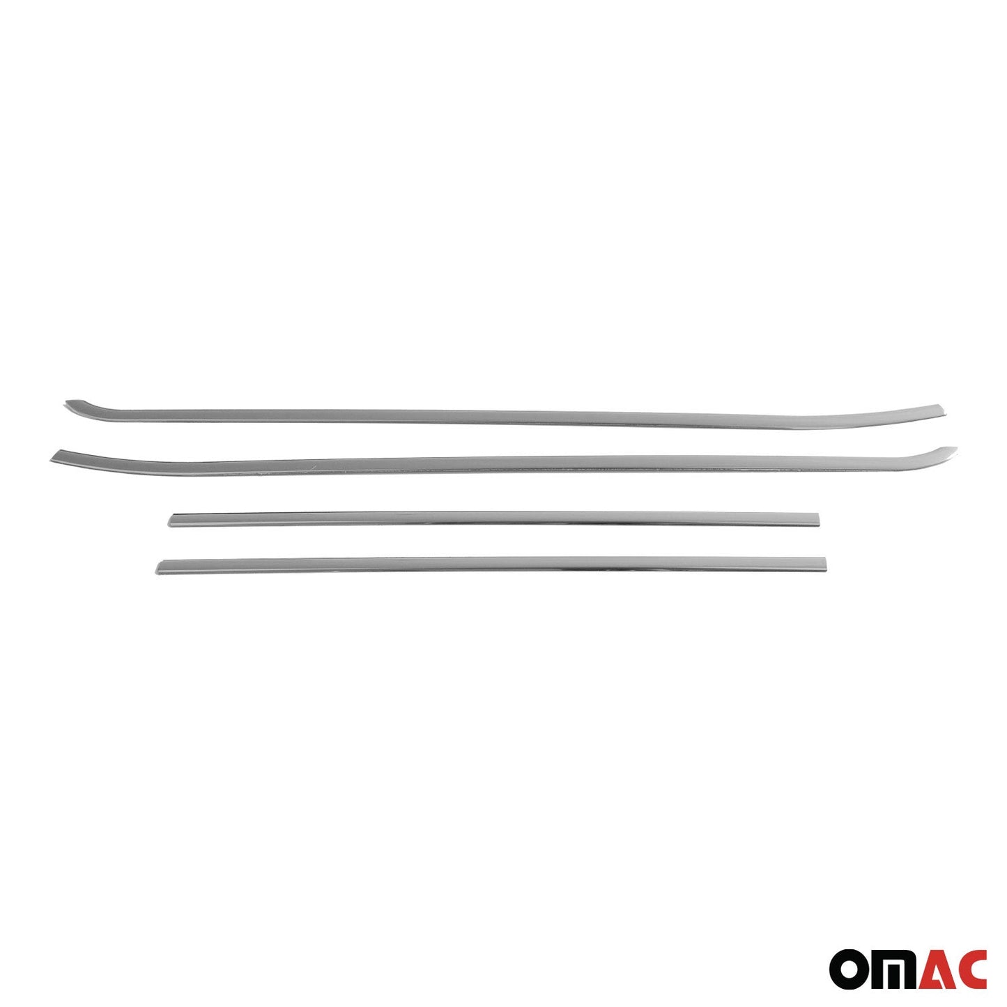 2015-2022 RAM ProMaster City B Pillar Trim Window & Side Door Trim Set Stainless Steel Chrome