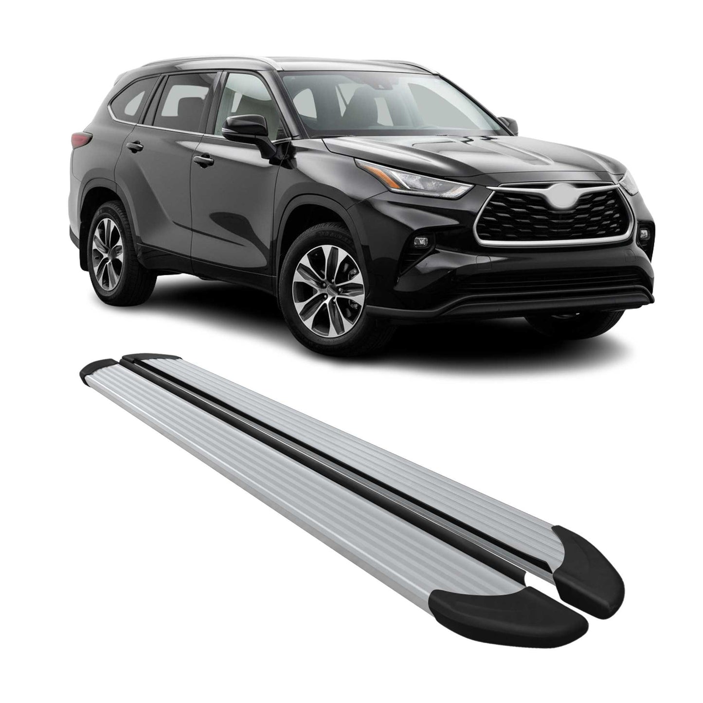 2020-2026 Toyota Highlander Nerf Bar Side Step Running Boards Alu 2x