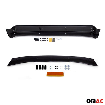 2003-2006 Dodge Sprinter Sun Visor & Bug Shield & Window Visor Deflector Kit 4Pcs Smoke