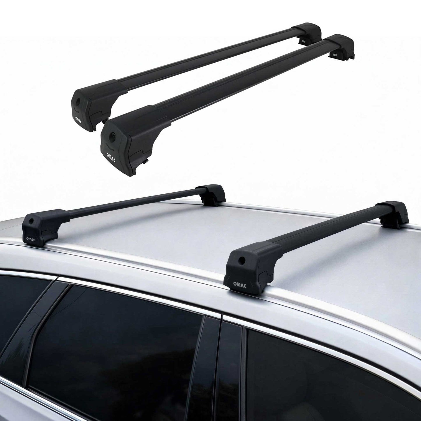 2015-2021 Lexus NX 200 Roof Rack Cross Bars Black