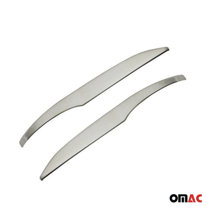 2014-2018 Toyota 4Runner Side Mirror Cover Caps Stainless Steel Silver 2 Pcs