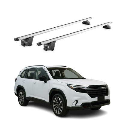 2025-2026 Subaru Forester VI Roof Rack Cross Bars Luggage Carrier Alu Silver 2x