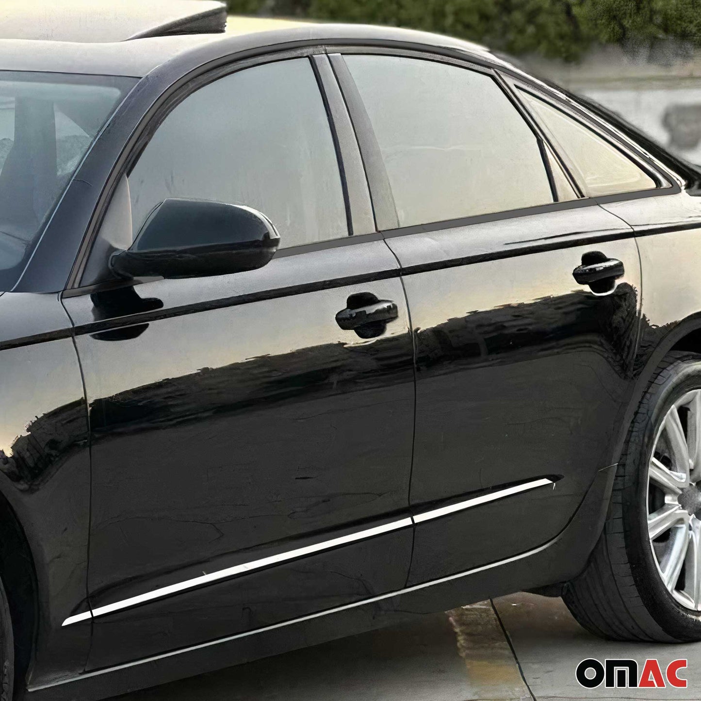 2012-2018 Audi A6 C7 All Type Side Door Molding Trim Stainless Steel