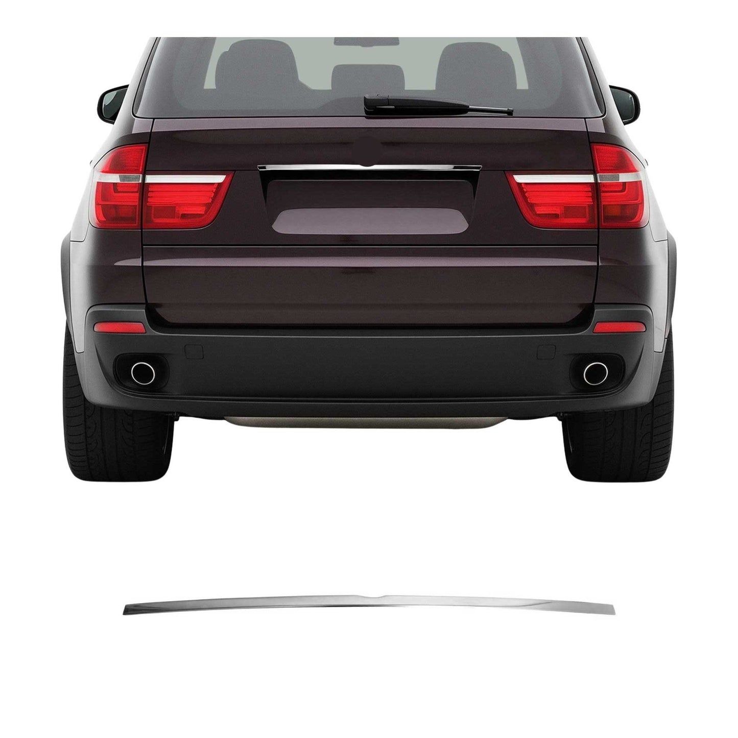 2007-2013 BMW X5 E70 Rear Trunk Tailgate Door Handle Cover Stainless Steel