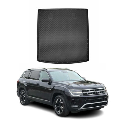 2018-2026 Volkswagen Atlas Cargo Liner Trunk Mat All Weather Folded Backseat Black