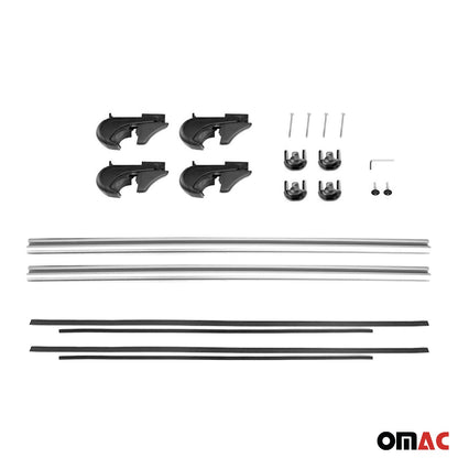 2008-2016 Volvo XC70 Roof Rack Cross Bars Silver