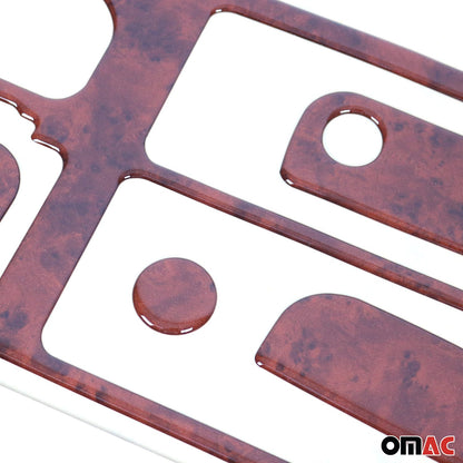 2009-2013 Toyota Corolla Sedan Wooden Look Dashboard Console Trim Kit 15 Pcs