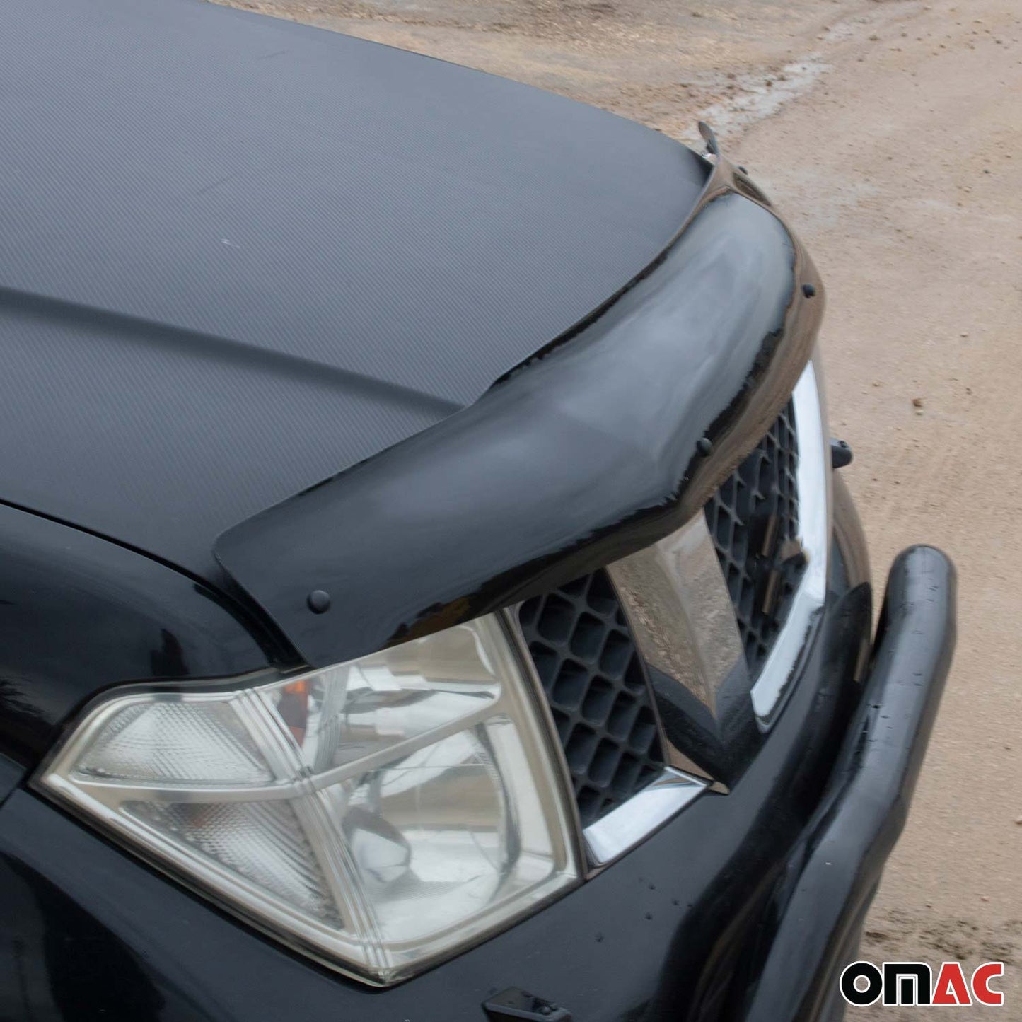 2005-2021 Nissan Frontier Front Bug Shield Hood Deflector 1 Pc Smoke