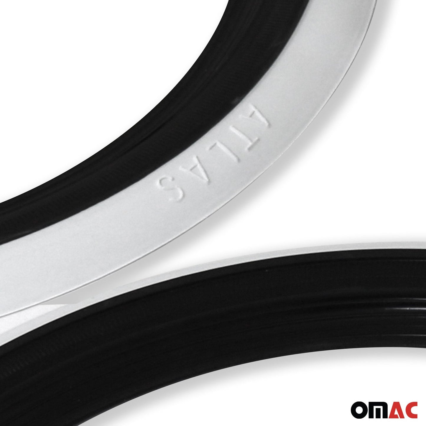4x Portawalls Black White Wall Tire Insert 13" Rims Sidewall Set