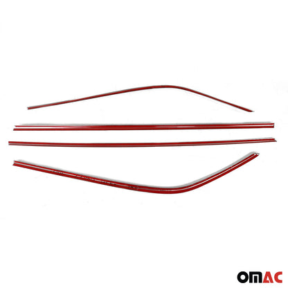 2018-2022 Toyota C-HR Window Molding Trim Streamer Stainless Steel Silver 4 Pcs