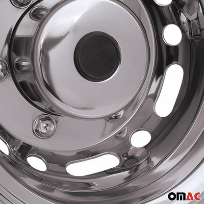 2015-2026 Ford Transit 16" Dual Wheel Simulator Hubcaps Chrome Rear 2Pcs