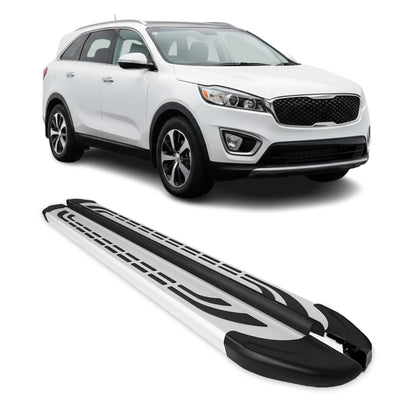 2014-2015 Kia Sorento FL Nerf Bar Side Step Running Boards Alu 2x