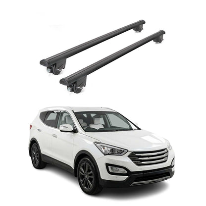 2013-2018 Hyundai Santa Fe Roof Rack Cross Bars Black