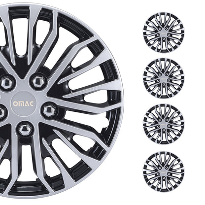 16" Wheel Covers for Ford Transit 150 250 350 2015-2025 Black Silver 4x Hub Caps