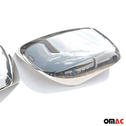 2016-2021 Lexus LX 570 Side Mirror Cover Caps Stainless Steel Silver 2 Pcs