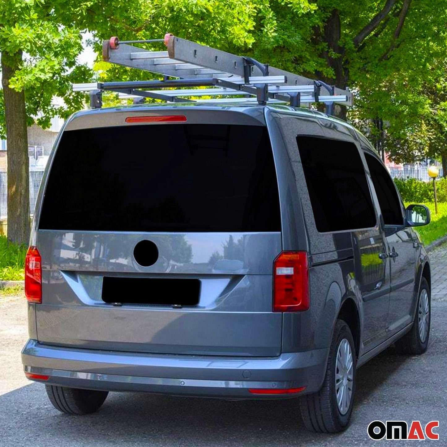 2019-2026 Mercedes Sprinter W907 910 Roof Racks Cross Bars Set Gray 6Pcs