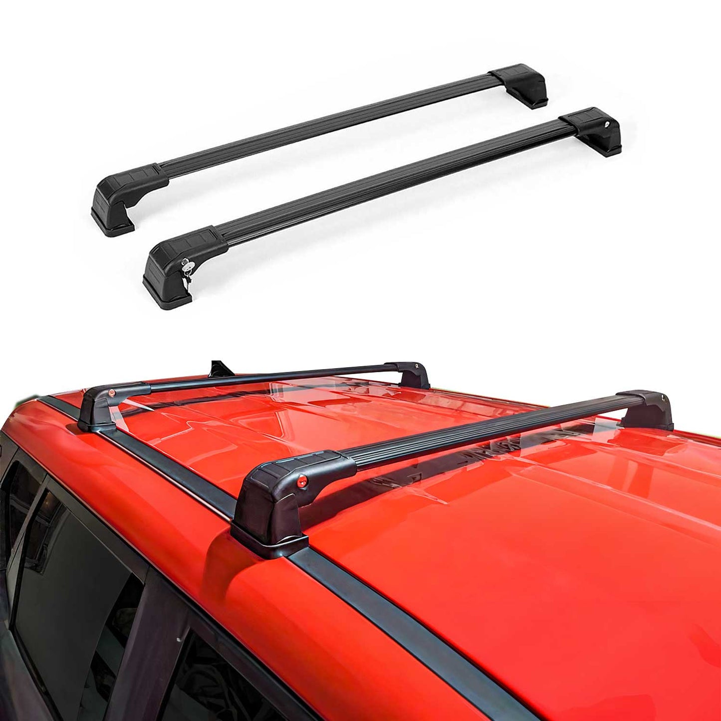 2015-2022 RAM ProMaster City Roof Rack Cross Bars Black