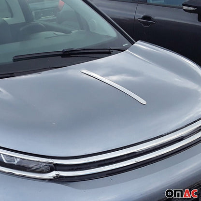 2015-2023 Nissan Qashqai Front Hood Bonnet Strip Styling Trim Stainless Steel Silver